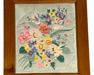 300 - Framed Needlepoint - 22 x 26