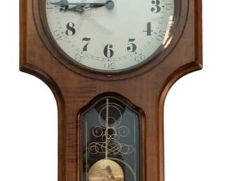 100 - Elgin Wall Clock - 28 x 14 x 3 (Description): Used as is electric/electronic/mechanical item. No guarantee all components, untested