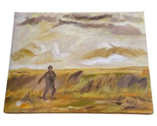184 - Oil on Canvas, signed - 14 x 18