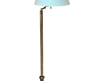 104 - Floor Lamp - 57" tall (Description): Used as is electric/electronic/mechanical item. No guarantee all components, untested