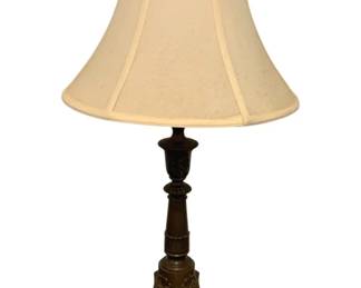 90 - Lamp - 27" tall (Description): Used as is electric/electronic/mechanical item. No guarantee all components, untested