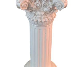 110 - Plaster Column Stand - 14 x 14 x 30