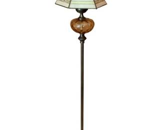103 - Floor Lamp - 53" tall (Description): Used as is electric/electronic/mechanical item. No guarantee all components, untested