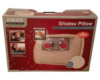 36 - Homedics Shiatsu Massage Pillow (Description): Used as is electric/electronic/mechanical item. No guarantee all components, untested