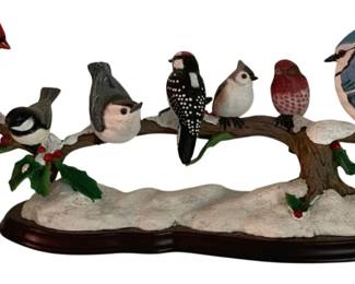 133 - Danbury Mint Bird Figurines - 16 x 4 x 7