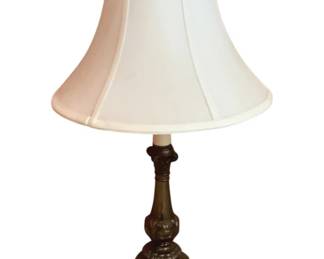 107 - Lamp - 27" tall (Description): Used as is electric/electronic/mechanical item. No guarantee all components, untested