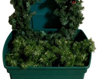 324 - Assorted Artificial Holiday Greenery & Tote