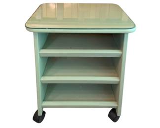 207 - Wood Cart - 19 x 14.5 x 24.5