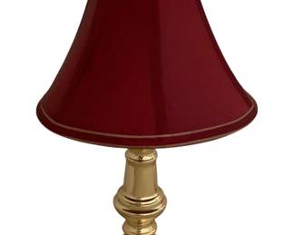 112 - Lamp - 18.5" tall (Description): Used as is electric/electronic/mechanical item. No guarantee all components, untested