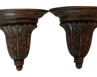 123 - 2 Wall Shelves - 8 x 9 x 5