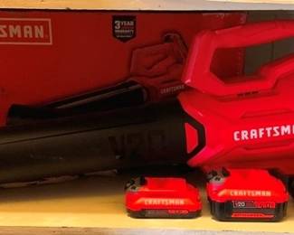 143 - Craftsman Leaf Blower w/ accessories (Description): Used as is electric/electronic/mechanical item. No guarantee all components, untested