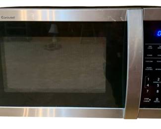 198 - Sharp Carousel Microwave - 19 x 11 x 14 (Description): Used as is electric/electronic/mechanical item. No guarantee all components, untested