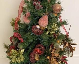 120 - Artificial pre-lit Christmas Tree - 43" tall (Description): Used as is electric/electronic/mechanical item. No guarantee all components, untested