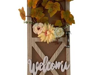 131 - Welcome Wall Plaque - 18 x 8
