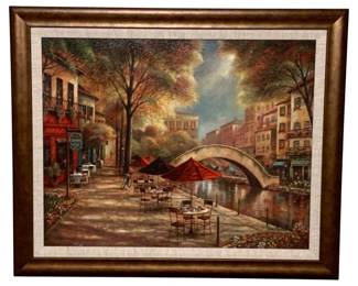309 - Framed Print, signed - 28 x 34