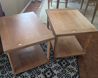 MCM solid wood coffee tables (walnut or teak)