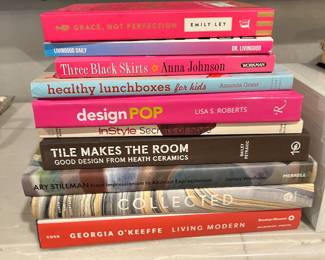 designer book stacks