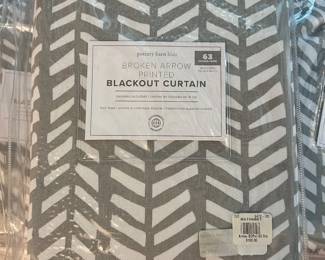 Pottery Barn curtains