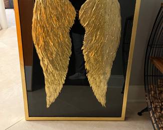 Z Gallerie gold angel wings