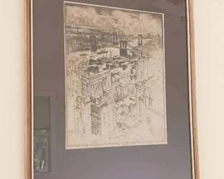 1905 Etching by Joseph Pennell