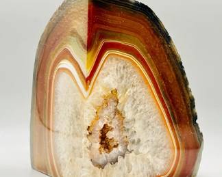 4 3/4” Geode Crystal Bookend