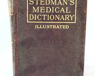 vintage edition of Stedman's Medical Dictionary