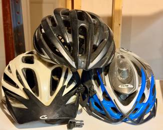 (3) Bike Helmets
