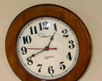 Ingraham Quartz wall clock