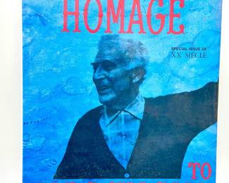 Vintage Book Homage to Marc Chagall 1969 special issue art book published by XXe Siècle