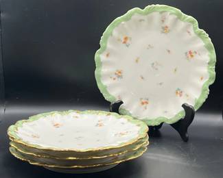 (4) Limoges China 7 3/4” Plates