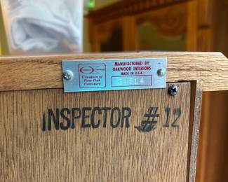 Oak furniture tag 
