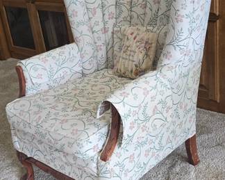Vintage Wingback Arm Chair
