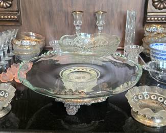 Crystal Bowls - Cake Plate