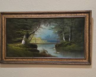 Antique Scenic Painting 