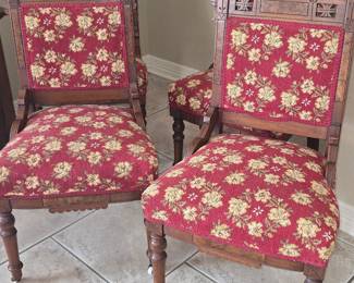 Set of 4 Eastlake Chairs