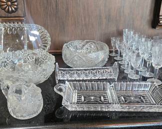 Chrystal Serving Pieces and Trays