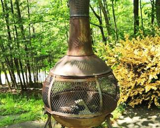 Chiminea Outdoor Fireplace