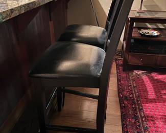 Set of 3 bar height chairs