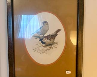 Pair Bird Prints