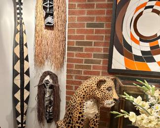 Regional Artist: Masks, Snake & Leopard
