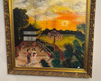 Asian Style Art Claxyton Moultry, Regional Artist