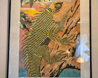 Claxyton Moultry, Regional Artist, Lizard Artwork