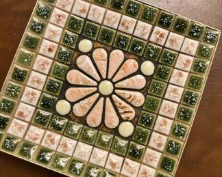 Mosaic tile dish