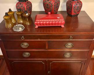 Drawers over Cabinet