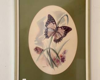 Pair of Butterfly Prints