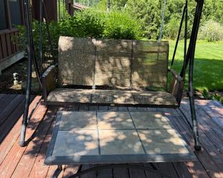 Swing, patio coffee table