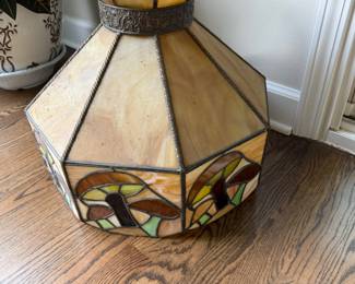 Vintage Tiffany Style swag lamp