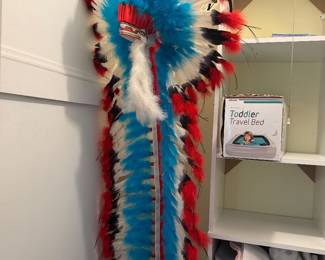 Feathered headdress