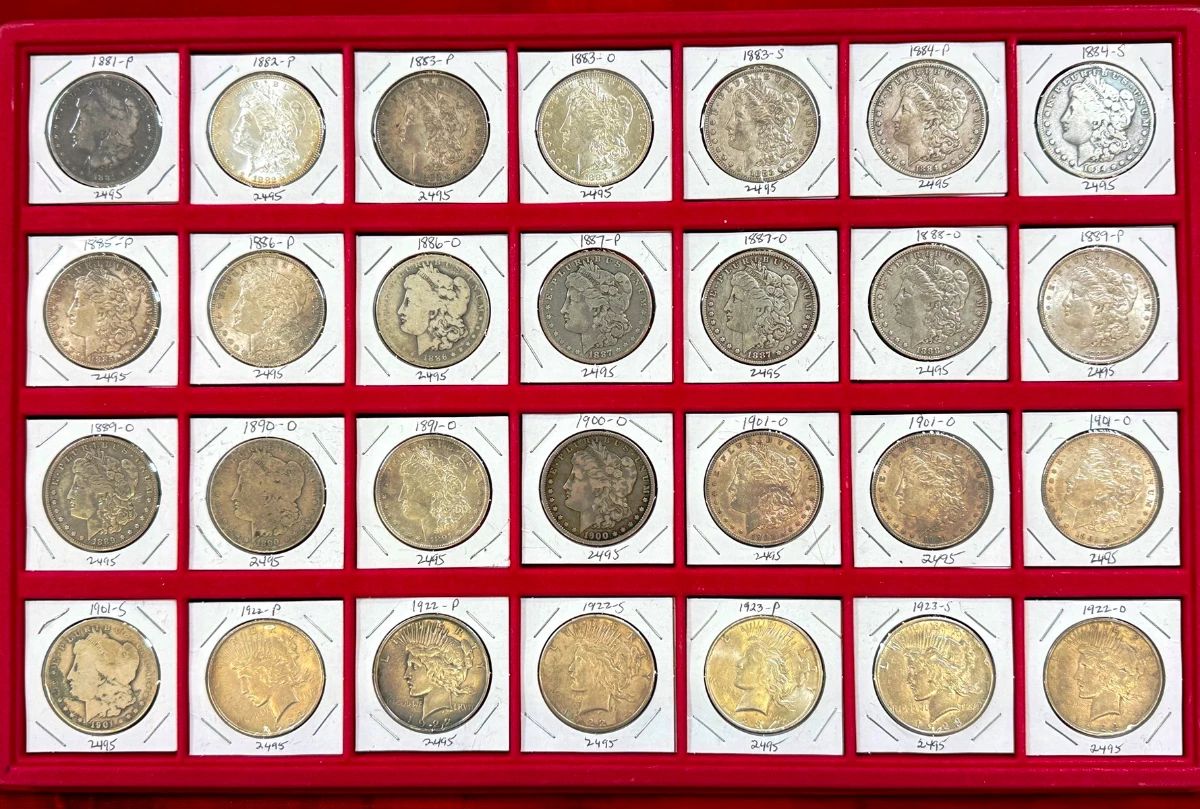 Morgan and Peace Dollars