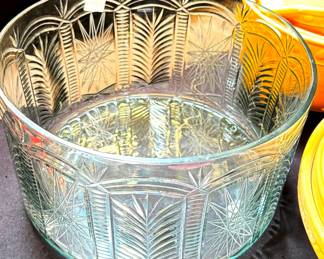 Large Cut Glass Bowl